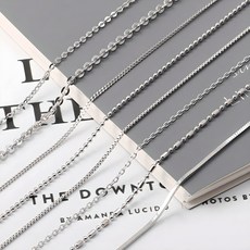 실버 925 은목걸이 은체인 볼 소세지 뱀줄 목걸이 버 925 은목걸이 은체인 볼 소세지 뱀줄 목걸이