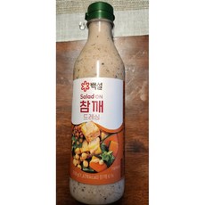 CJ 새콤달콤한 맛 백설 참깨드레싱 과일과 야채 조합 550g, 1개