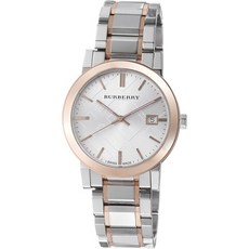Burberry Mens BU9006 Large Check Two Tone Stainless Steel Bracelet Watch PROD80001556