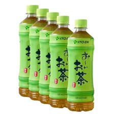 이토엔 오이오차 녹차 525ml 페트병 일본 대표 녹차 브랜드, 5개