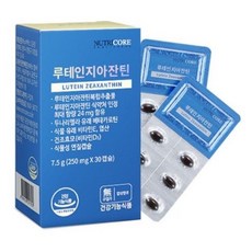 뉴트리코어 루테인지아잔틴 영양제, 30정, 4개