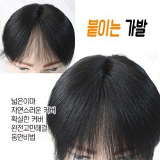 남자앞머리가발