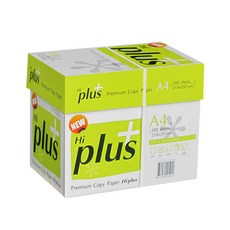 더블에이 하이플러스 복사용지, A 4 (2500매), 1box