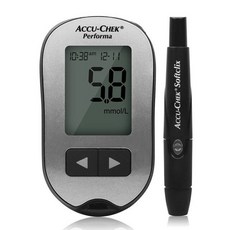 당도계 당도측정기 BRIXAccu Chek Performa 혈당 측정기 설탕 활성 당뇨병 테스터 모니터, 1개