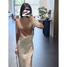MOSAIRATION 여성 여름 코리안 시크 슬림 그라데이션 자외선 차단 티셔츠 a0460