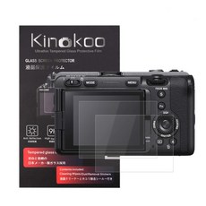 kinokoo 액정 보호 필름 SONY 시네마 카메라 FX3용 경도 9H 고투과율 내지문 기포 없음 강화 유리 두께 0.3mm 2장 세트 