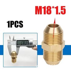 황동 감소 3/8 "1/4" M14 M18 M22 스레드 커넥터 암수 어댑터 고압 와셔 건 호스 과도 조인트, 24) 17