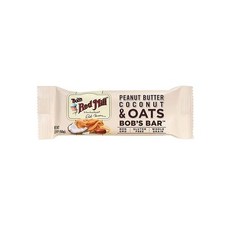 Bobs Red Mill 땅콩 버터 & 오트(귀리) 밥스 바 아침 식사 밥스 레드밀 뮤즐리 통밀 곡물 가루 파우더 제빵, 코코넛, 12개