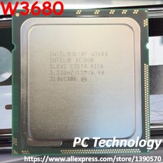 인텔 제온 W3680 프로세서 3.33GHz 6 코어 12M 캐시 LGA1366 CPU 130W 정품