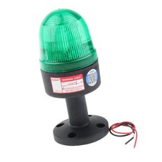 FWT 경고 스트로브 비콘 경보등 시그널 타워 램프 방수 DC12V 녹색