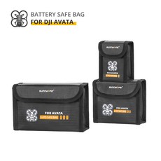 DJI 아바타 배터리용 방폭 가방 안전한 내화 보호 방사선 배터리 보관 드론 액세서리, [03] for 3개 batteries