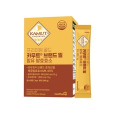 헬씨허그 프리미엄 골드 카무트 효소 브랜드밀 함유, 4개