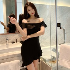 블랙머메이드드레스 TOP01