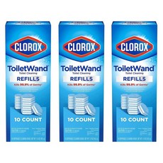 클로락스 토일레트완드 변기 청소 리필용 10개입 3팩 Clorox Toiletwand Disinfecting Refills