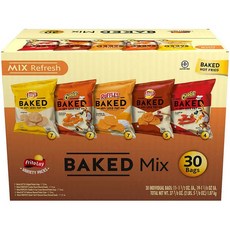 USA코스트코 프리토레이 오븐 베이크 믹스 버라이어티팩 30봉지 Oven Baked Mix Variety Pack, 30개