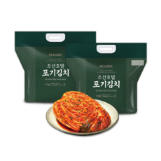 [피코크] 조선호텔 포기김치 8kg (100년의 역사 조선호텔에서 만든 프리미엄 김치!), 1개