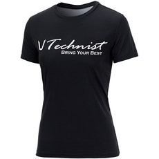 테크니스트 여성 배드민턴 티셔츠 블랙 WTT-K28615 BK