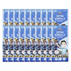 하이가드 헬로카봇 방역마스크 KF94 소형, 1매입, 20개