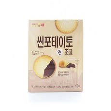 씬 포테이토 앤 초코 12개입(72g) /그레인쿠키 앤 크림치즈 5개입(120g) 구매, 6개, 72g