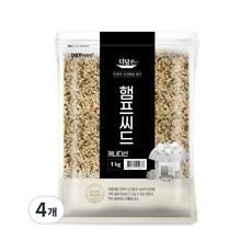 더담은 햄프씨드, 1kg, 4개