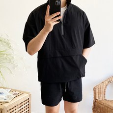 뉴발란스반팔아노락세트