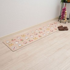 미피 주방매트 PVC 롱매트 180cm (아이콘), 1개