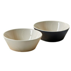 모던하우스 어반 대면기 2종 세트 D 19.5cm, 아이보리_네이비, 12세트