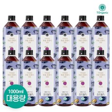 [무설탕무색소] 100%푸룬주스 임산부 변비 주스, 1L, 12개