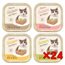 로코스마트_미소 캣퓨어 영양 간식 사각 캔 100g 고양이사각캔 고양이캔 애묘통조림 고양이닭가슴살캔 고양이통조림_LCPU, whgdkgo참치와게맛살