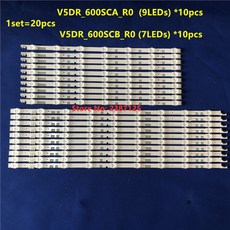 LED TV 백라이트 스트립 UN60JS7000 UN60JS7200 UN60JS8000 UE60JU6800 UE60JU7200 V5DR_600SCA_R0 V5DR_600SCB_R0, 1개