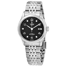 Tudor Tudor 1926 28mm Black Dial Set with Diamonds Womens Watch M91350