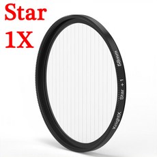 KnightX 스타 라인 카메라 필터 52MM 55MM 58MM 67MM 77MM eos 소니 니콘 d3300 400d 18 135 d5100 사진, 1개, 40) Star 1X - 37MM