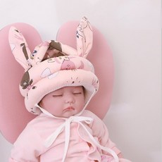 키즈 헬멧 아기 안전 머리 보호 유아 낙하 방지 어린이 보행 크래시 조절 가능한 헤드 기어-66, 3.Pink, 2.pink forest