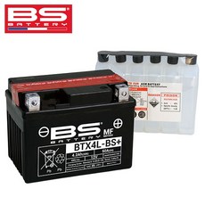 BS배터리 슈퍼커브/뉴메이져/올코트용 배터리 BTX4L-BS(YUASA YTX4L-BS), 그냥 발송