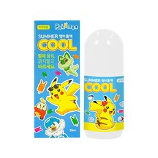 (10 세트) 포켓몬 썸머쿨액 50ml 1개 벌레물림 롤온 모기물림, 10개
