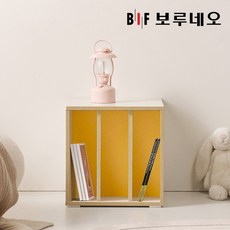 보루네오 리츠 1단 전면 오픈 책꽂이 책장 400 PL0138, 캐럿