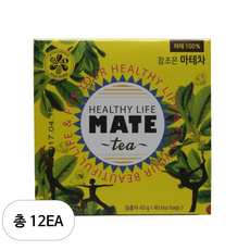 꽃샘 마테차, 1g, 40개입, 12개, 40g