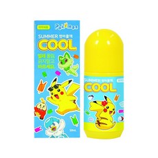 앙겔로스 포켓몬 썸머쿨액 50ml 1개 벌레물림 롤온 모기물림