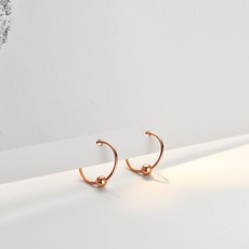 로즈골드원터치귀걸이만들기