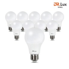 닥터룩스 LED 전구 8W, 주광색, 10개