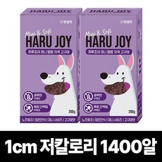  펫생각 하루조이 미니말랑 저칼로리 자색고구마 노즈워크 강아지 간식 다이어트 칭찬 보상 교육 훈련용 대용량 간식, 2박스 