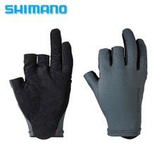 시마노 통기성 미끄럼 방지 낚시 장갑 루어 바다 갯바위, GL-006V 3컷 다크 그레이