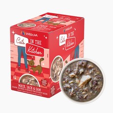 웨루바 고양이 캣츠인더키친 파우치 맥 잭 앤 샘 12P, 기타생선, 85g, 1팩
