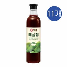 백설 매실청, 645g, 11개