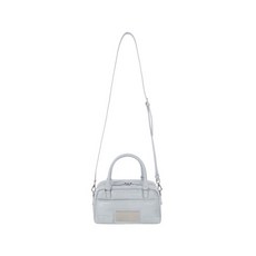 (국내배송) MATIN KIM 마뗑킴 127 배송 FAUX LEATHER BABY SPORTY TOTE BAG IN SKY