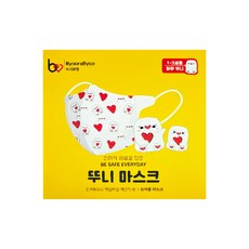 뷰라뷰 뚜니 마스크 1-3세용, 50개입, 1개, 하트뚜니 50개입, 1개, 혼합색상