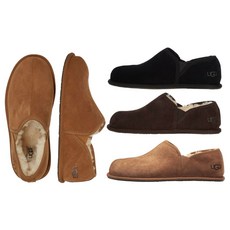 [137023]부츠 UGG 어그 남성 모카신 스커프 로미오 2 소프트 캐주얼 슬리퍼 슈즈 블랙밤