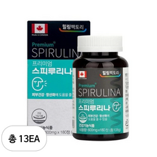 힐링팩토리 프리미엄 스피루리나 3개월분, 180정, 13개
