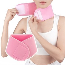 보드르 넥케어 목 주름 보습 홈케어 넥마스크 101926, 핑크, 1개, 1개입