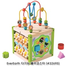 액티비티큐브 원목 다기능 롤러코스터 새해선물 사회성발달, 1개